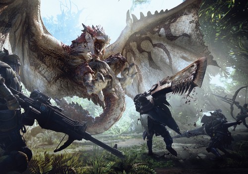 Monster hunter world poster - hunter,